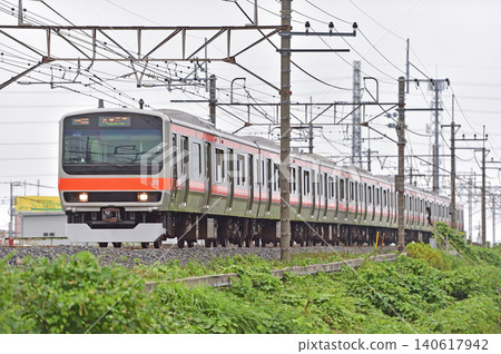 武藏野線,南越谷 - 東川口,JR東日本,E231系0系,MU12編組(幕張) 武藏野線,南越谷 - 東川口,JR東日本,E231系0系,MU12編組(幕張) 140617942