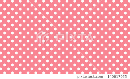 Simple polka dot pattern on a light red background (pastel, 16:9 aspect ratio) Simple polka dot pattern on a light red background (pastel, 16:9 aspect ratio) 140617955