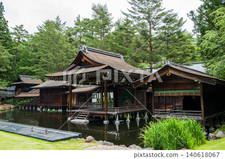Misogi Shrine, surrounded by greenery Misogi Shrine, surrounded by greenery 140618067