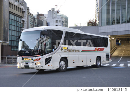 Hino Selega Smile Liner, Kochi Station Front Sightseeing Hino Selega Smile Liner, Kochi Station Front Sightseeing 140618145