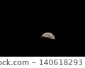 Enchanted Forest: Moonlit Night Amidst Silhouetted Trees 140618293