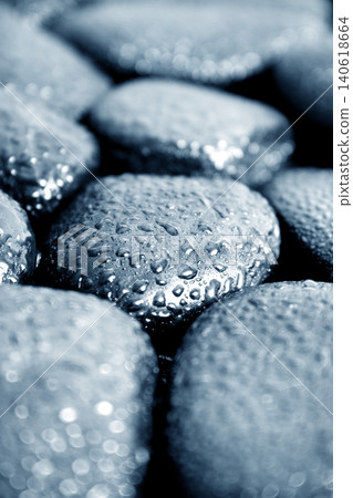 stones with waterdrops stones with waterdrops 140618664