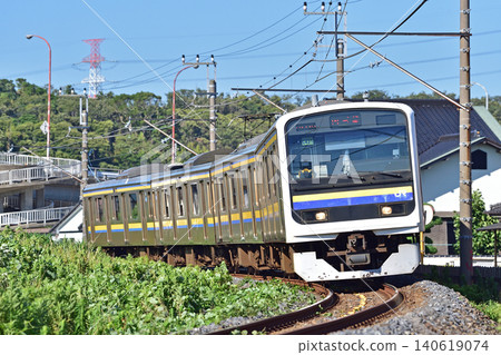 內房線,木更津 - 君津,JR東日本,209系列,C431編組(幕張) 內房線,木更津 - 君津,JR東日本,209系列,C431編組(幕張) 140619074