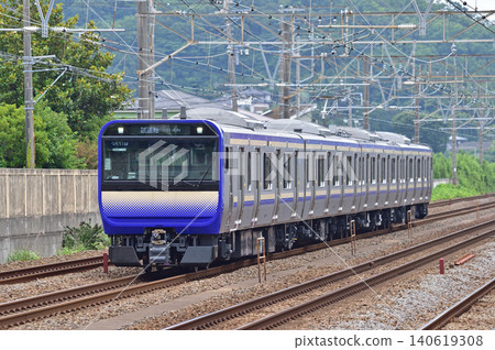 東海道本線,大磯 - 二宮,JR東日本,E235系 1000系,J-01編隊(鎌倉),試運行。 東海道本線,大磯 - 二宮,JR東日本,E235系 1000系,J-01編隊(鎌倉),試運行。 140619308