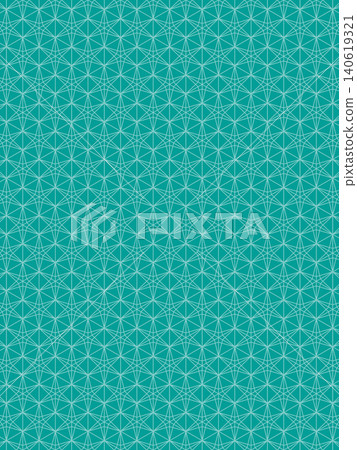 Blue-green gentian pattern background Blue-green gentian pattern background 140619321