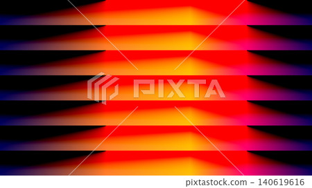 Abstract Neon Orange Pink Horizontal Layers Background Abstract Neon Orange Pink Horizontal Layers Background 140619616