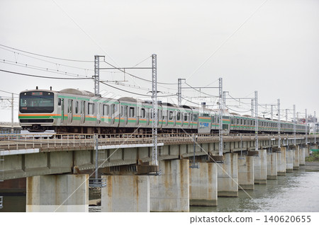 東海道本線茅崎平塚JR東日本E231系列1000系列K-22編隊(Kozu) 東海道本線茅崎平塚JR東日本E231系列1000系列K-22編隊(Kozu) 140620655