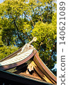 The historical buildings of Rokugo Shrine in Ota Ward, Tokyo, under the bright sunlight. 140621089