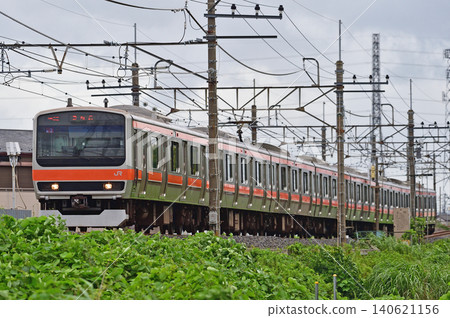 武藏野線,南越谷 - 東川口,JR東日本,E231系0系,MU3編組(幕張) 武藏野線,南越谷 - 東川口,JR東日本,E231系0系,MU3編組(幕張) 140621156