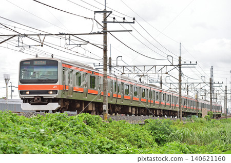武藏野線,南越谷 - 東川口,JR東日本,E231系0系,MU11編組(幕張) 武藏野線,南越谷 - 東川口,JR東日本,E231系0系,MU11編組(幕張) 140621160