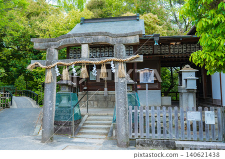 Itsukushima Shrine within Kyoto Gyoen National Garden, Kyoto City Itsukushima Shrine within Kyoto Gyoen National Garden, Kyoto City 140621438