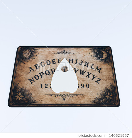 ouija board isolated on white background ouija board isolated on white background 140621967