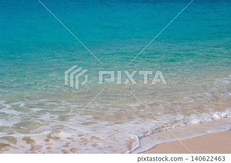 The crystal-clear waves of Miyako Blue 140622463