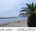 Looking at an island floating among palm trees on the sea in early summer. 140622950