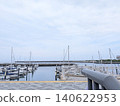 Yachts moored in a yacht harbor on the sea in early summer. 140622953