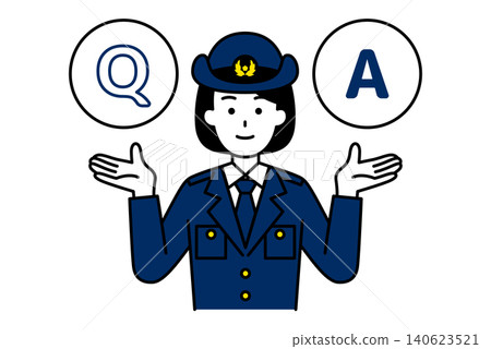 Female police officer answers frequently asked questions Female police officer answers frequently asked questions 140623521