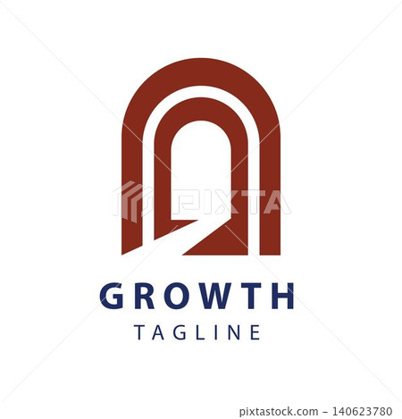 Arch Path Illustration Logo with Upward Route for Consulting and Investment Arch Path Illustration Logo with Upward Route for Consulting and Investment 140623780