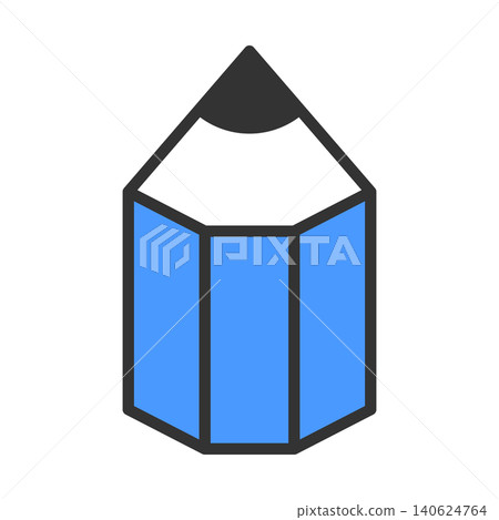 Pencil icon (elementary school stationery) 140624764