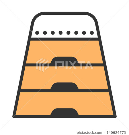 Vaulting box icon: Physical education and gymnastics Vaulting box icon: Physical education and gymnastics 140624773