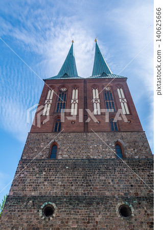 Nikolaikirche Twin Towers in Berlin Nikolaikirche Twin Towers in Berlin 140625666