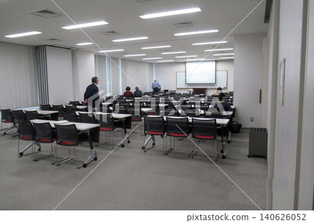 Presentation seminar venue inside an office building Presentation seminar venue inside an office building 140626052