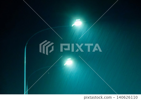 Streetlights blurred by rain Streetlights blurred by rain 140626110