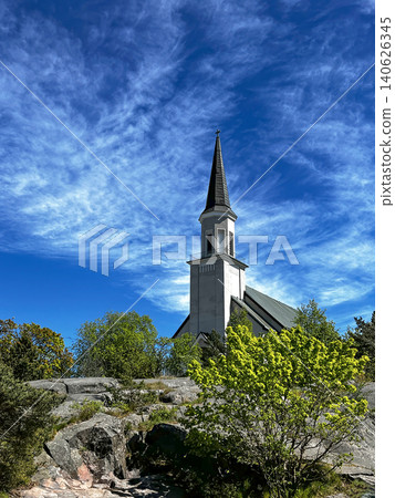 Lutheran Church on Rock in Hanko, Finland. Lutheran Church on Rock in Hanko, Finland. 140626345