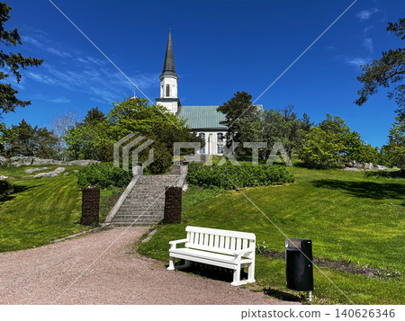 Lutheran Church in Hanko, Finland. Lutheran Church in Hanko, Finland. 140626346