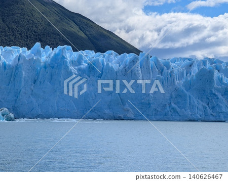 Jagged ice formations on Perito Moreno Glacier in Argentina Jagged ice formations on Perito Moreno Glacier in Argentina 140626467
