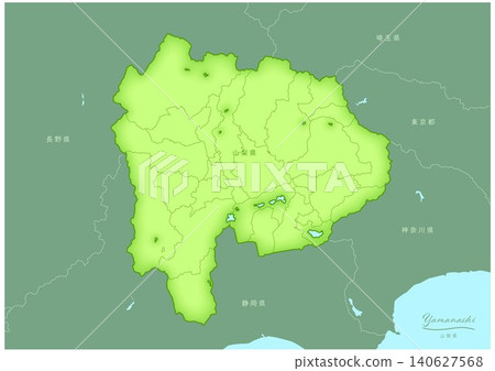 "Yamanashi Prefecture" - A series of three-dimensional maps of Japan. (Includes neighboring prefectures, cities, towns, and blank maps) YAMANASHI, JAPAN "Yamanashi Prefecture" - A series of three-dimensional maps of Japan. (Includes neighboring prefectures, cities, towns, and blank maps) YAMANASHI, JAPAN 140627568