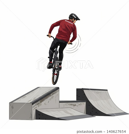 BMX Park Competitor Lookback Barspin Transfer 140627654