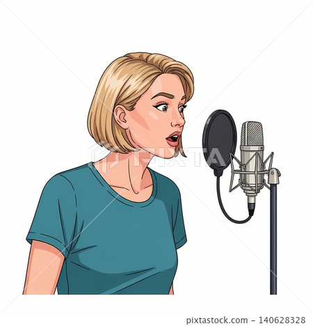 Angry Woman Shouting into Smartphone During Remote Relationship Fight 140628328