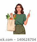 Sustainability Influencer with Eco Essentials 140628704