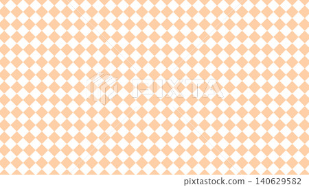 Orange diamond check pattern seamless background material (medium) Orange diamond check pattern seamless background material (medium) 140629582