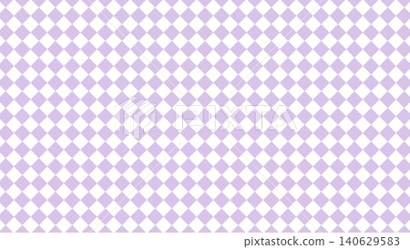 紫色菱形格紋無縫背景素材（中）紫色 140629583