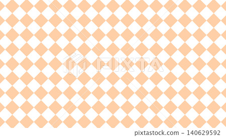 Orange diamond check pattern seamless background material (large) Orange diamond check pattern seamless background material (large) 140629592