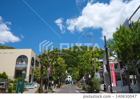 春意盎然的神戶北野街道 春意盎然的神戶北野街道 140630047
