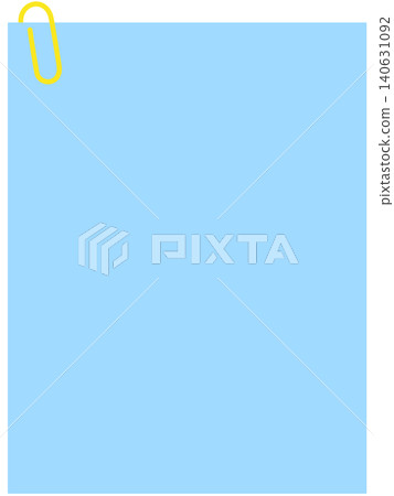 Notes held together with a clip Notes held together with a clip 140631092
