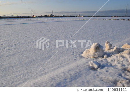 Snowy scenery in the Tohoku region Shonai, Yamagata Prefecture Snowy scenery in the Tohoku region Shonai, Yamagata Prefecture 140631111