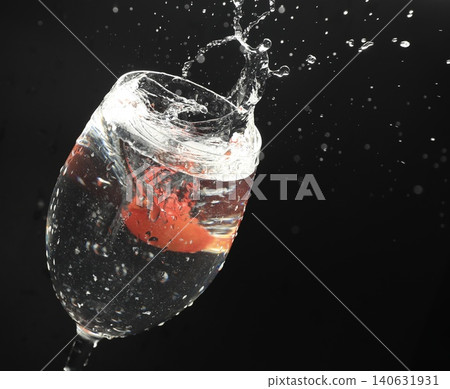 Cherry blossom water splashes Cherry blossom water splashes 140631931