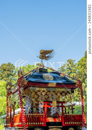 The magnificent portable shrines of the Sendai Aoba Festival adorn the city of Sendai. The magnificent portable shrines of the Sendai Aoba Festival adorn the city of Sendai. 140631981