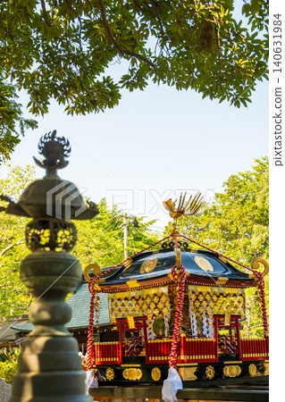 The magnificent portable shrines of the Sendai Aoba Festival adorn the city of Sendai. The magnificent portable shrines of the Sendai Aoba Festival adorn the city of Sendai. 140631984