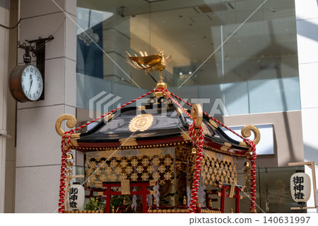 The magnificent portable shrines of the Sendai Aoba Festival adorn the city of Sendai. The magnificent portable shrines of the Sendai Aoba Festival adorn the city of Sendai. 140631997