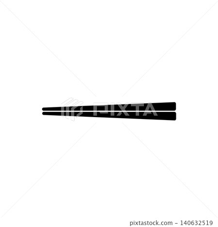 Simple chopsticks pictogram 140632519