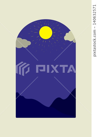 Autumn event: Illustration of the full moon viewing festival (Jugoya). Autumn event: Illustration of the full moon viewing festival (Jugoya). 140632571