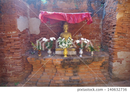 Myanmar, Inwa, Dhaugyan Pagoda Complex Myanmar, Inwa, Dhaugyan Pagoda Complex 140632736