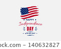 American Flag Independence Day Design 140632827