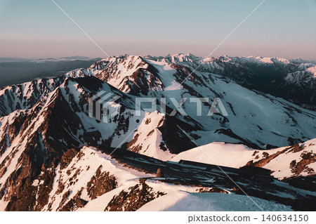 Hakuba-dake of the remaining snow Hakuba-dake of the remaining snow 140634150