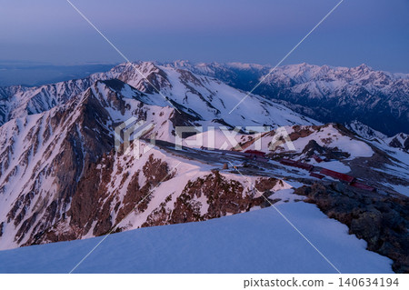 Hakuba-dake of the remaining snow Hakuba-dake of the remaining snow 140634194