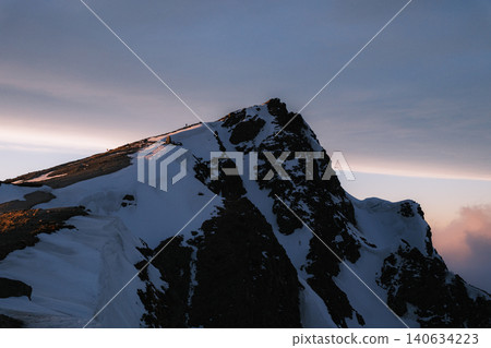 Hakuba-dake of the remaining snow Hakuba-dake of the remaining snow 140634223